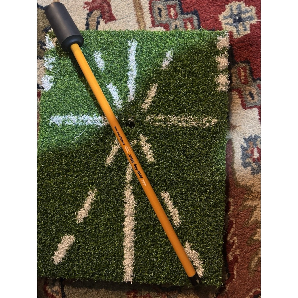 Anti-Flip Stick® Impact Golf Swing Training Aid | Teaches Proper Impact & Swi...